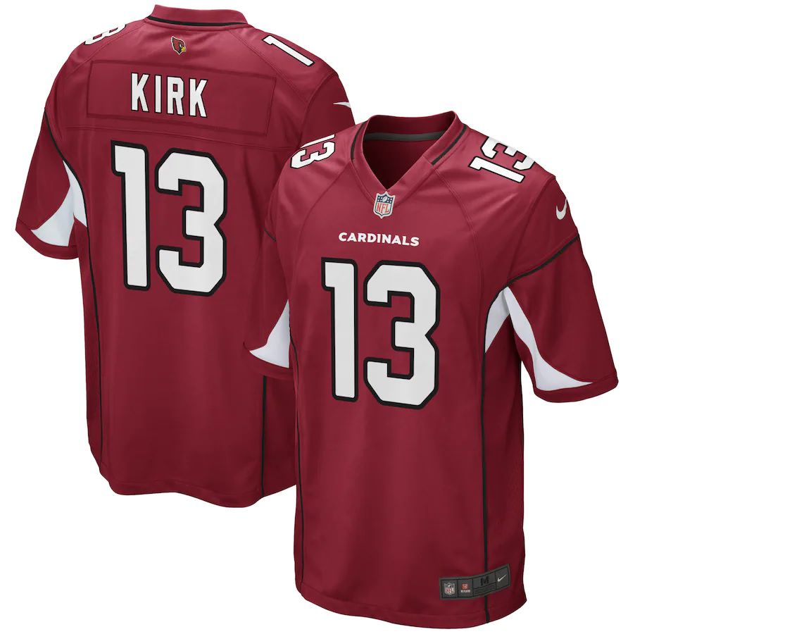 Men Arizona Cardinals 13 Christian Kirk Nike Cardinal Game NFL Jersey